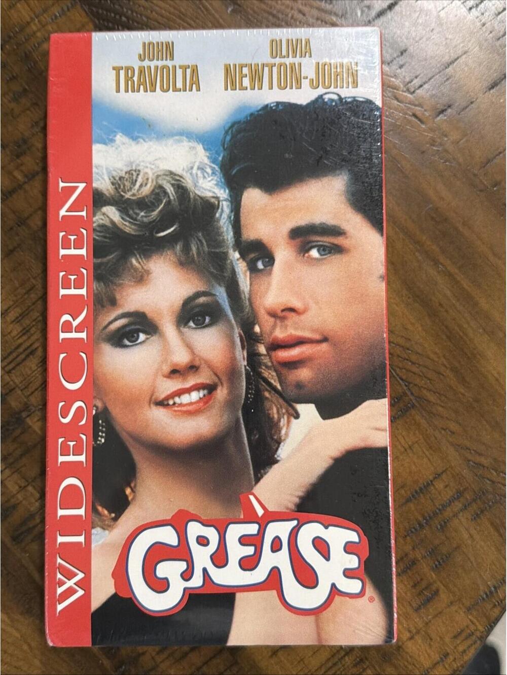 Grease Widescreen Vhs Brand New Travolta Newton-john